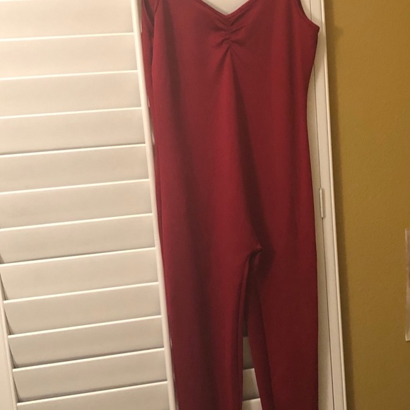 ALICE LA Red Red Jumpsuit-Junior Plus - Picture 4 of 4